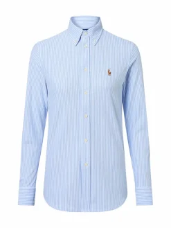 Polo Ralph Lauren Blusen*Damen Hemdbluse hellblau weiß gestreift