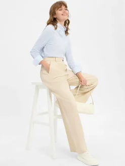 JOOP! Blusen*Damen Hemdbluse hellblau weiß gestreift