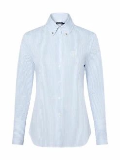 JOOP! Blusen*Damen Hemdbluse hellblau weiß gestreift