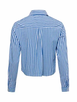 Marie Lund Blusen*Damen Hemdbluse blau weiß gestreift