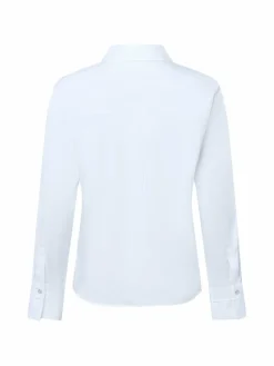 comma Blusen*Damen Hemdbluse weiß uni