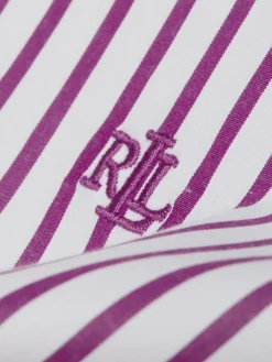 Lauren Ralph Lauren Blusen*Damen Hemdbluse lila weiß gestreift