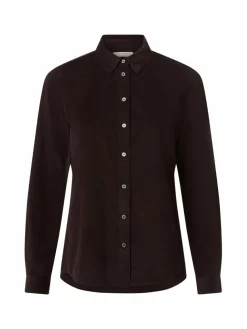 Marc O'Polo Blusen*Damen Hemdbluse schoko strukturiert