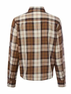 Marc O'Polo Blusen*Damen Hemdbluse braun beige kariert