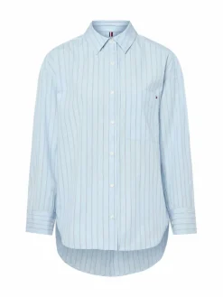 Tommy Hilfiger Blusen*Damen Hemdbluse hellblau weiß gestreift