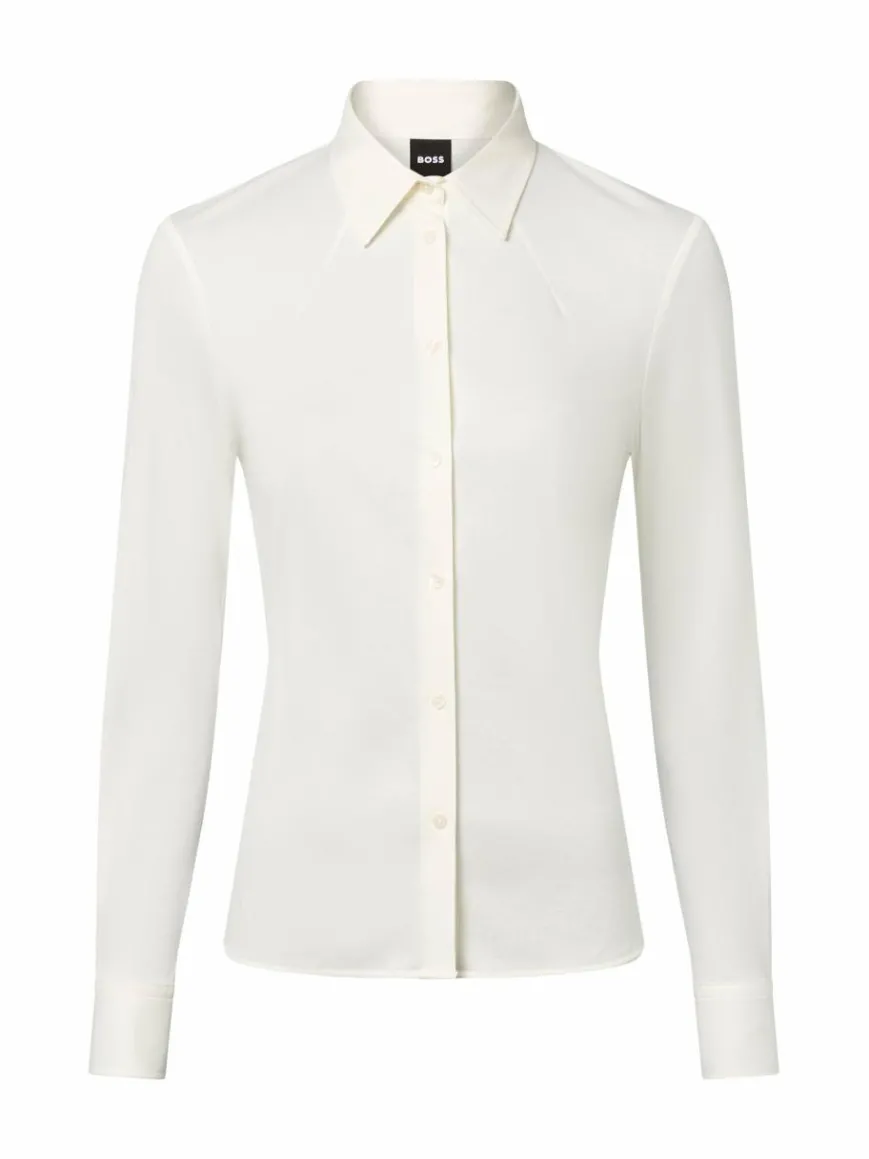 BOSS Blusen*Damen Hemdbluse - Bronta Tuesday ecru uni