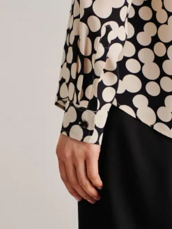 Seidensticker Blusen*Damen Hemdbluse - Druck schwarz bedruckt