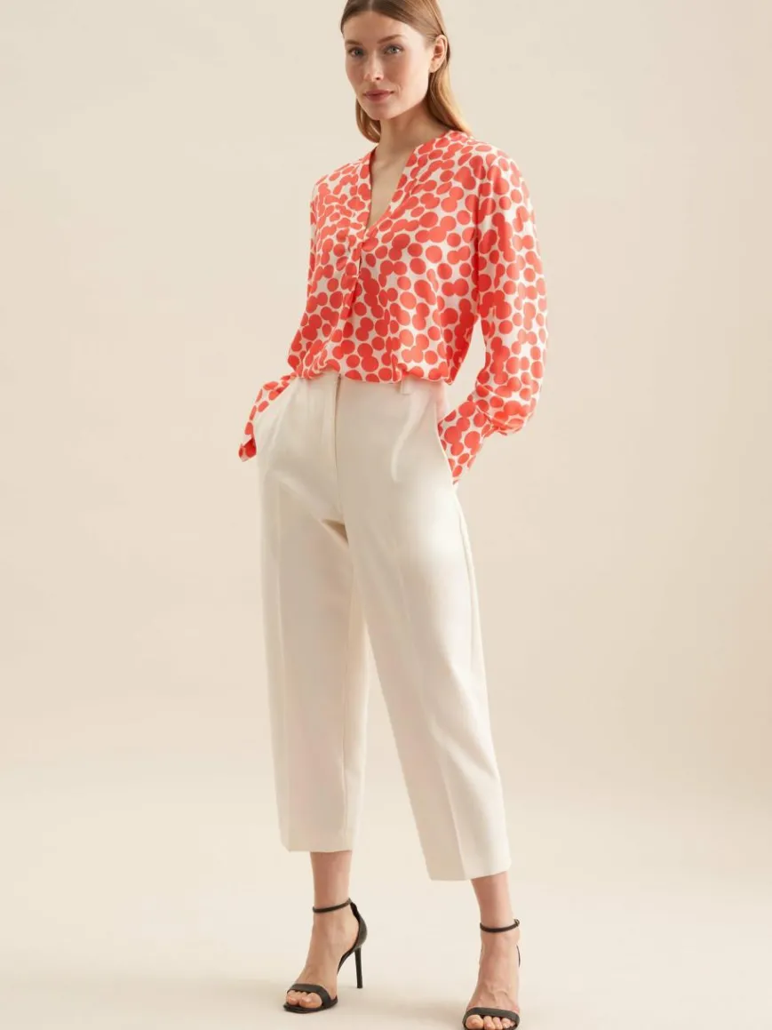 Seidensticker Blusen*Damen Hemdbluse - Druck orange bedruckt