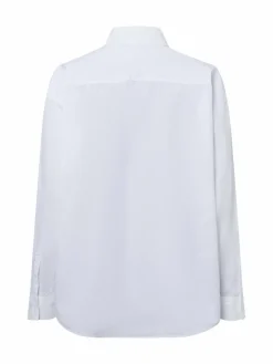 HUGO BLUE Blusen*Damen Hemdbluse - Elisana weiß uni