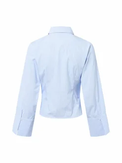 Neo Noir Blusen*Damen Hemdbluse - Fenli hellblau weiß gestreift