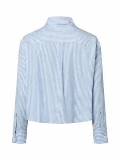 Weekend Max Mara Blusen*Damen Hemdbluse - Nuoro hellblau weiß gestreift