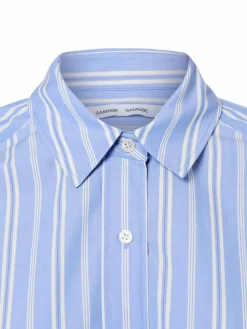 Samsøe Samsøe Blusen*Damen Hemdbluse - Sacatan hellblau weiß gestreift