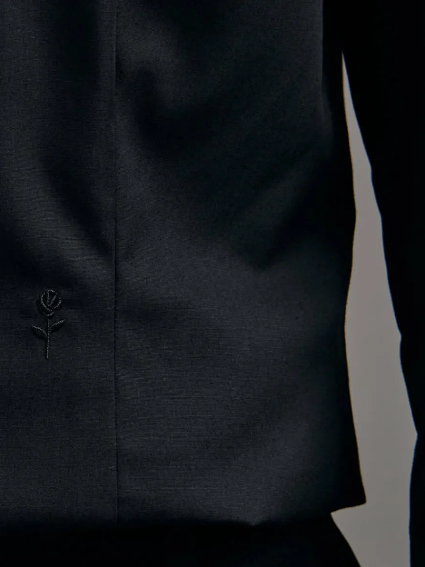 Seidensticker Blusen*Damen Hemdbluse - Uni schwarz uni