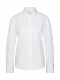 Seidensticker Blusen*Damen Hemdbluse - Uni weiß uni