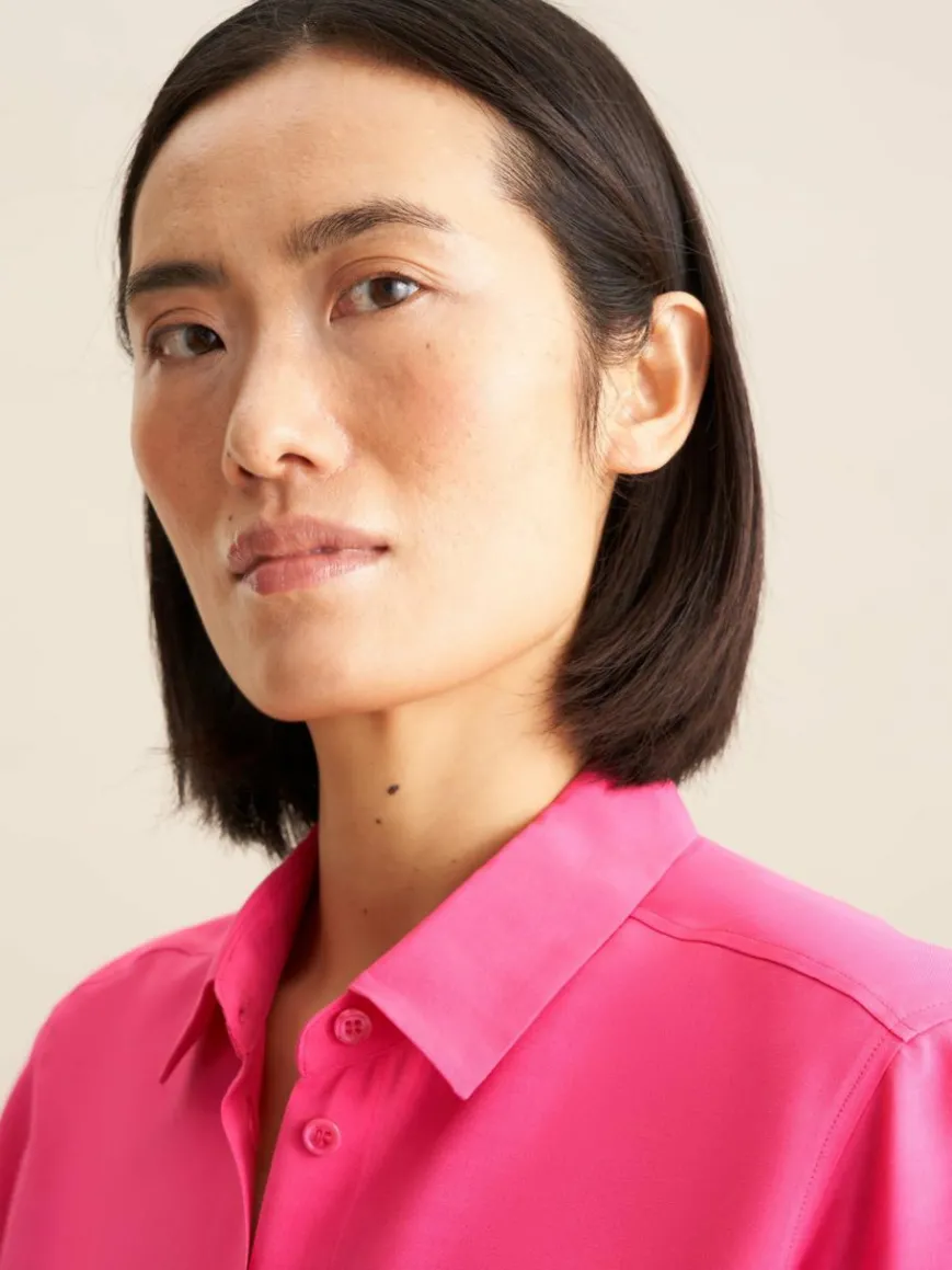 Seidensticker Blusen*Damen Hemdbluse - Uni pink uni