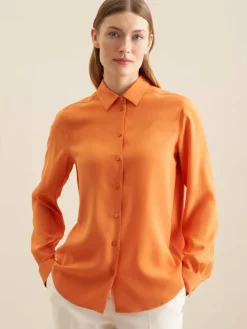 Seidensticker Blusen*Damen Hemdbluse - Uni orange uni