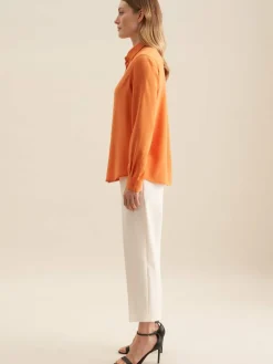 Seidensticker Blusen*Damen Hemdbluse - Uni orange uni