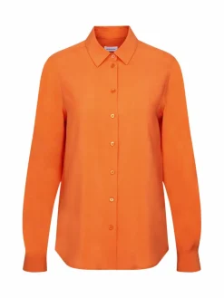Seidensticker Blusen*Damen Hemdbluse - Uni orange uni