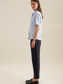 Seidensticker Blusen*Damen Hemdbluse - Uni blau uni