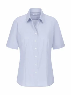 Seidensticker Blusen*Damen Hemdbluse - Uni blau uni