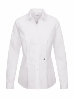 Seidensticker Blusen*Damen Hemdbluse - Uni weiß uni