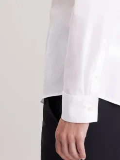 Seidensticker Blusen*Damen Hemdbluse - Uni weiß uni