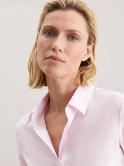 Seidensticker Blusen*Damen Hemdbluse - Uni pink uni