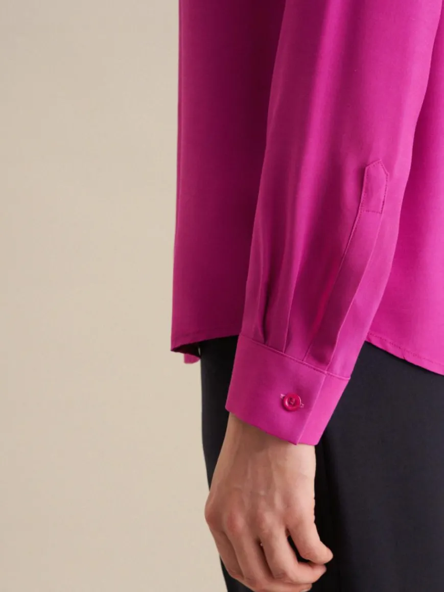 Seidensticker Blusen*Damen Hemdbluse - Uni fuchsia uni