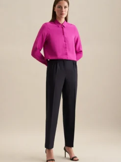 Seidensticker Blusen*Damen Hemdbluse - Uni fuchsia uni