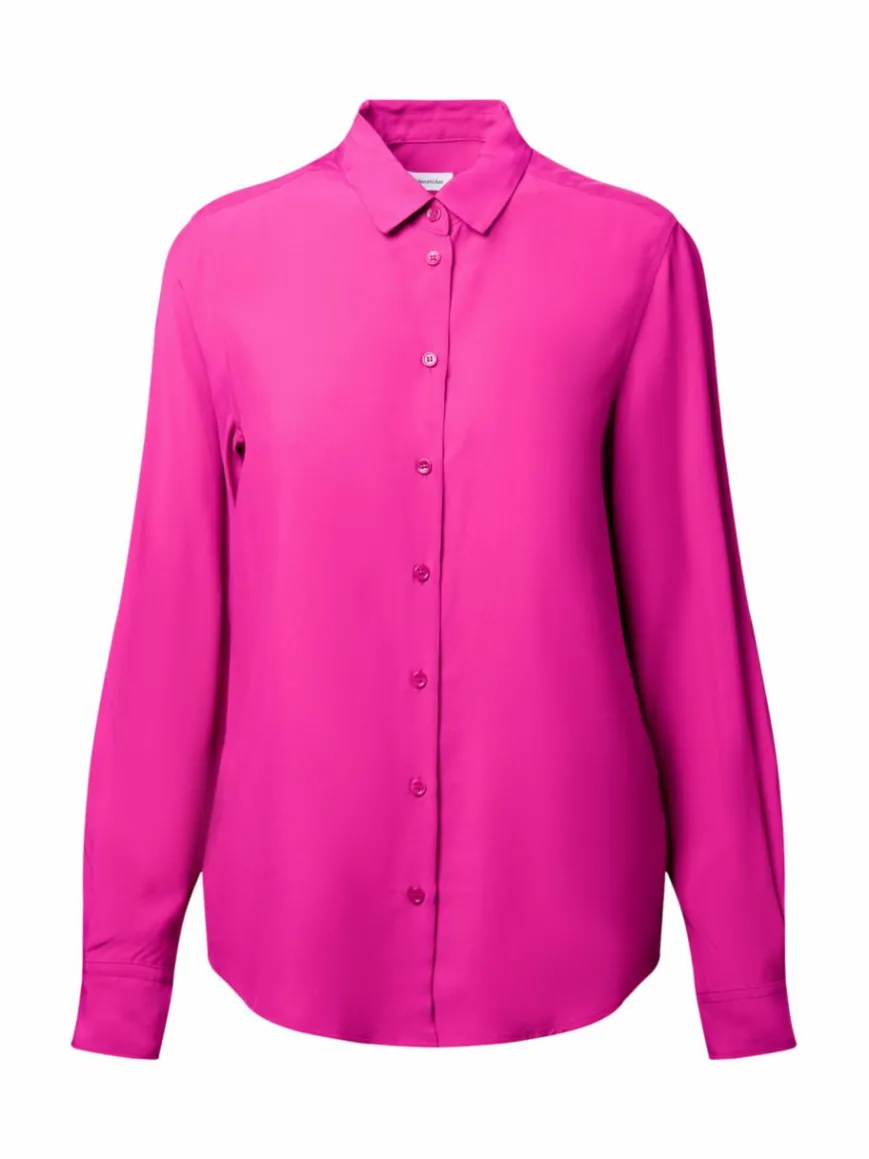 Seidensticker Blusen*Damen Hemdbluse - Uni fuchsia uni