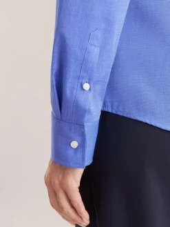 Seidensticker Blusen*Damen Hemdbluse - Uni blau uni