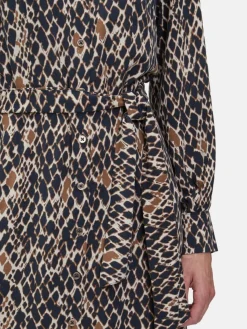 Betty Barclay Kleider*Damen Hemdblusenkleid marine mehrfarbig gemustert