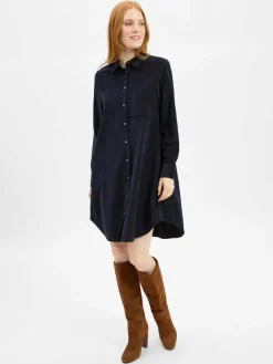 Marc O'Polo Kleider*Damen Hemdblusenkleid marine uni