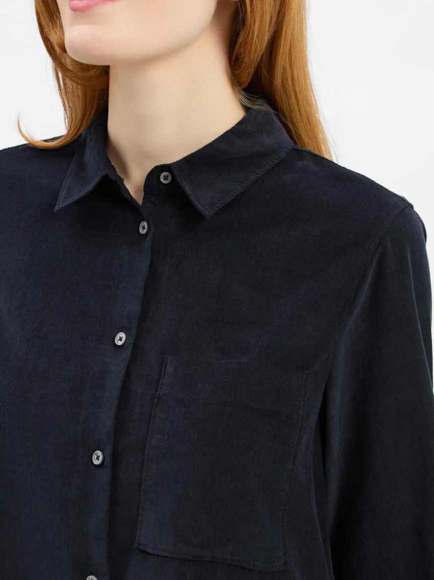 Marc O'Polo Kleider*Damen Hemdblusenkleid marine uni