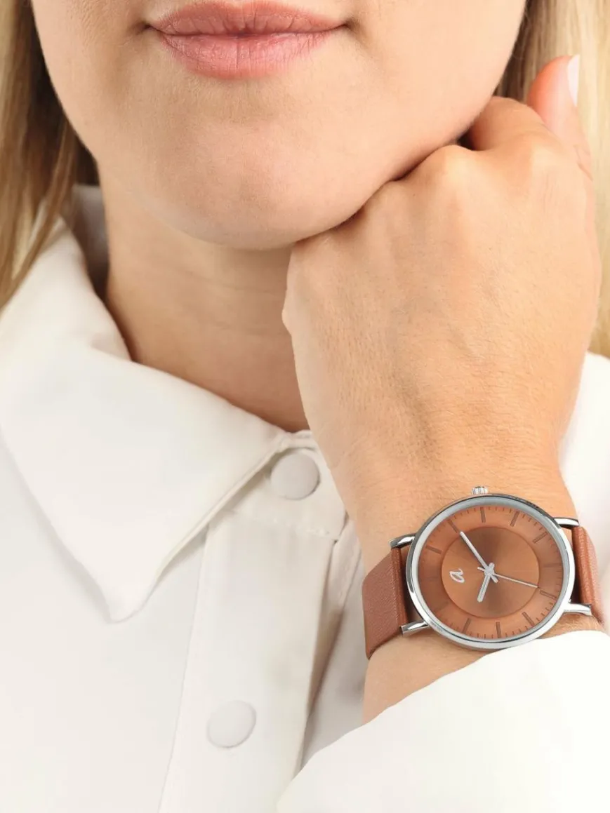 amor Uhren*Damen, Herren, Unisex Unisex Quarzuhr silber uni