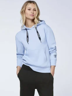 Chiemsee Sweatshirts & Sweatjacken*Damen Hoodie blau uni