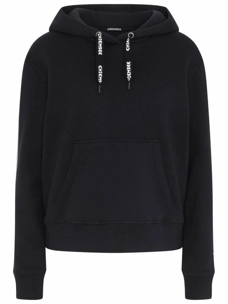 Chiemsee Sweatshirts & Sweatjacken*Damen Hoodie schwarz uni