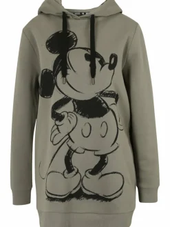 Course Sweatshirts & Sweatjacken*Damen Hoodie - Mickey Mouse Retro khaki bedruckt