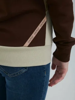 OXMO Sweatshirts & Sweatjacken*Damen Hoodie - OXAgda braun uni