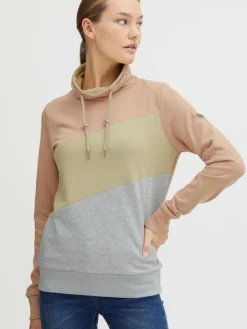 OXMO Sweatshirts & Sweatjacken*Damen Hoodie - OXAgda rosa uni