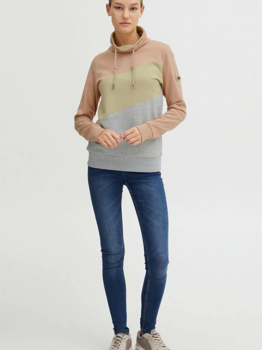 OXMO Sweatshirts & Sweatjacken*Damen Hoodie - OXAgda rosa uni