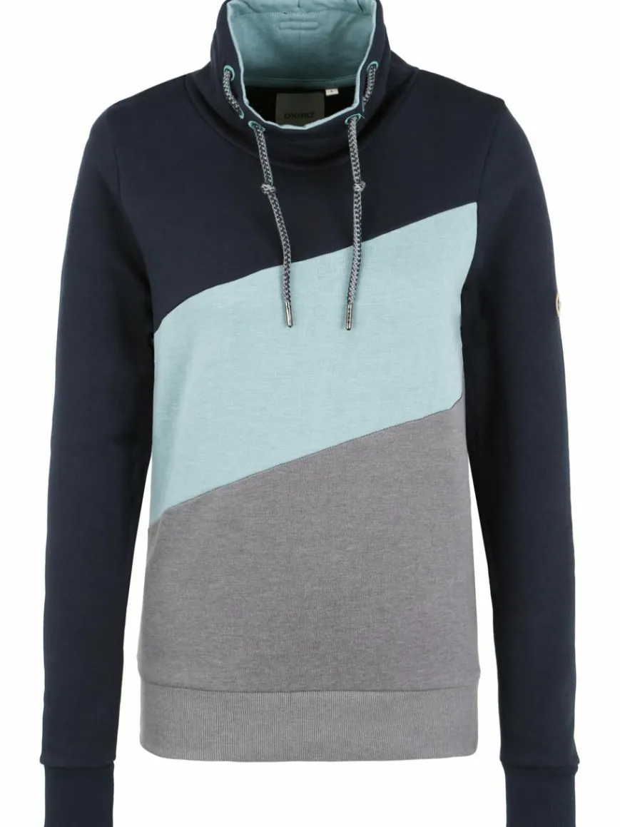 OXMO Sweatshirts & Sweatjacken*Damen Hoodie - OXAgda blau uni