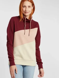 OXMO Sweatshirts & Sweatjacken*Damen Hoodie - OXAgda rot uni