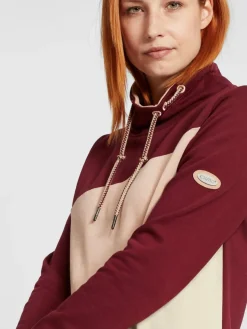 OXMO Sweatshirts & Sweatjacken*Damen Hoodie - OXAgda rot uni