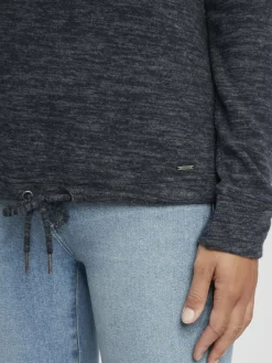 OXMO Sweatshirts & Sweatjacken*Damen Hoodie - OXBelma blau uni