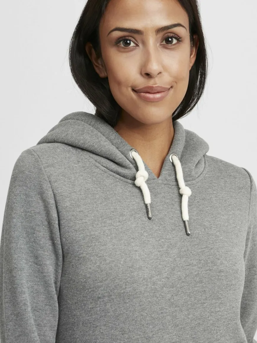 OXMO Sweatshirts & Sweatjacken*Damen Hoodie - OXBinna grau uni