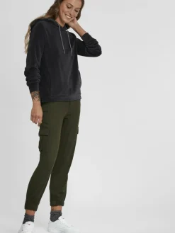 OXMO Sweatshirts & Sweatjacken*Damen Hoodie - OXNimma blau uni