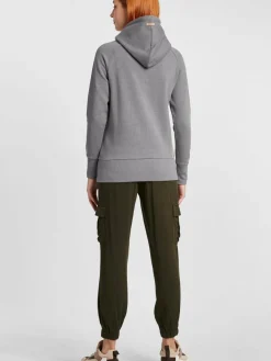 OXMO Sweatshirts & Sweatjacken*Damen Hoodie - OXPuja grau uni