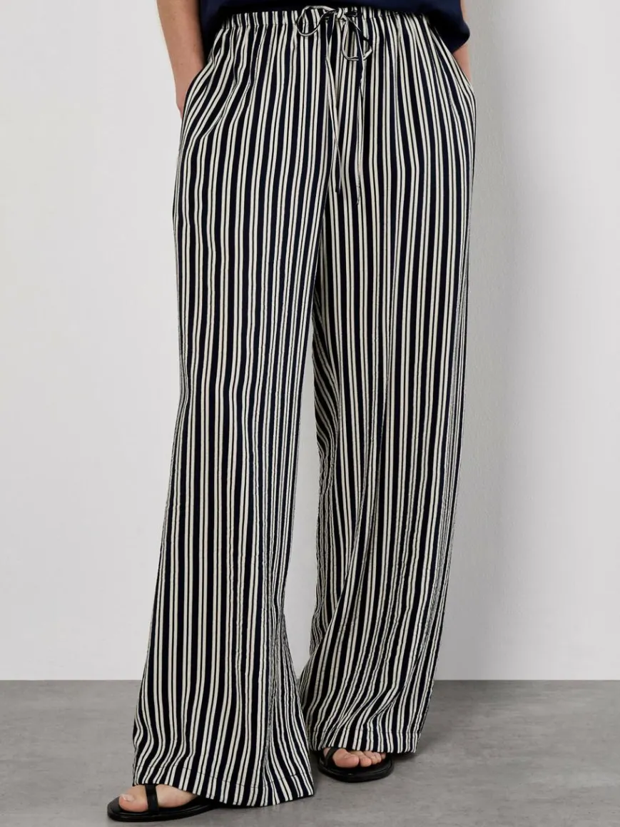 Apricot Hosen*Damen Hose blau gestreift