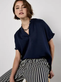 Apricot Hosen*Damen Hose blau gestreift